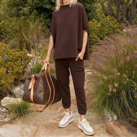 Frank & Eileen Other - Frank & Eileen Montauk Travel Set OS Top XL Joggers Dark Brown Irish Chocolate